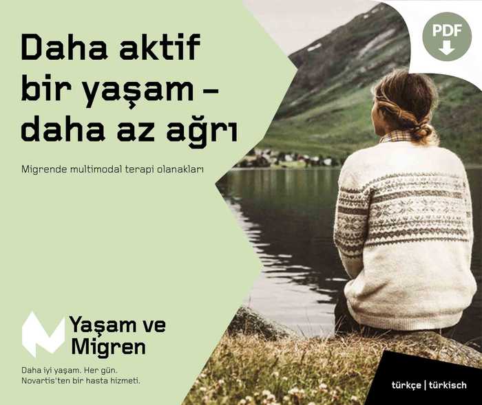 Leben und Migräne: Teaserfoto zum Download der Patientenbroschüre "Mehr vom Leben – weniger Schmerz" auf tuerkisch Leben und Migräne: Teaserfoto zum Download der Patientenbroschüre "Mehr vom Leben – weniger Schmerz" auf tuerkisch