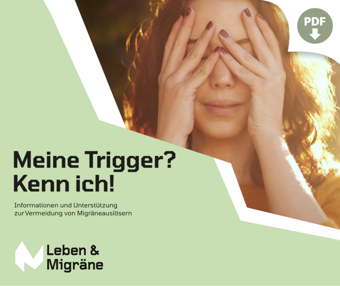 Leben und Migräne: Teaserfoto zum Download der Patientenbroschüre "Meine Träger? Kenn ich!“ 