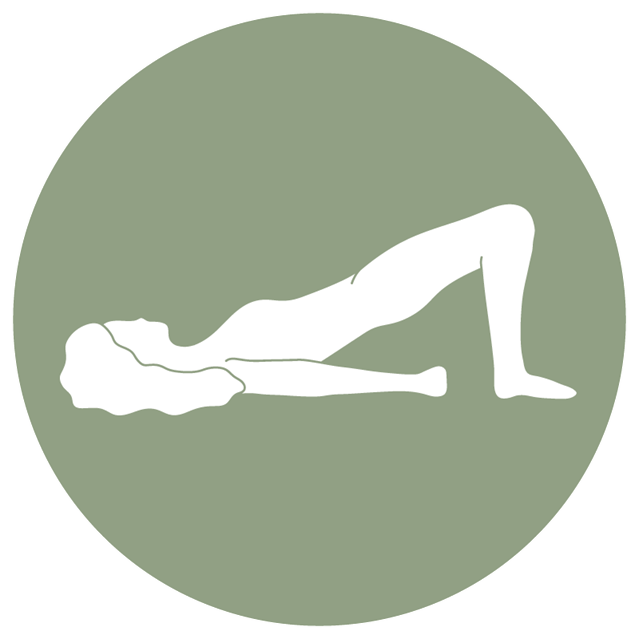 Yoga gegen Migräne: Die Schulterbrücke